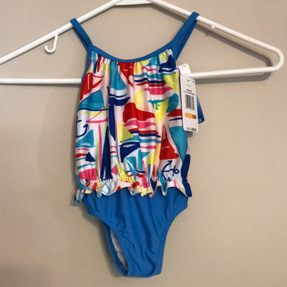 NWT!!! Nautica baby girls bathing suit.